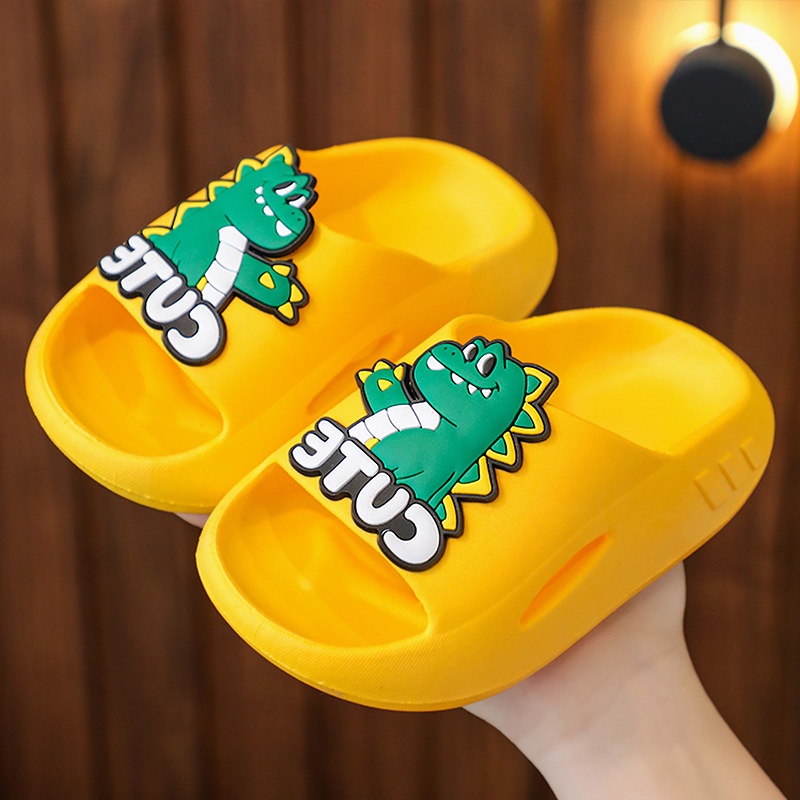 Dép bánh mì trẻ em, dép lê đúc bánh mì khủng long siêu cute cho bé trai