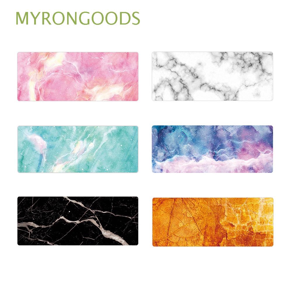 MYRONGOODS Large Marble Grain Mouse Pad Keyboard Laptop Cushion Office Computer Desk Mat