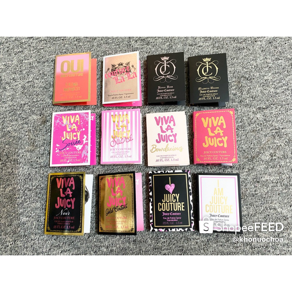 💥 Mẫu thử nước hoa nữ Juicy Couture