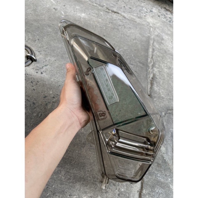 Nắp Pô E &amp; Lọc Gió Xe SH 2020-2021 Đen khói / Trong Suốt