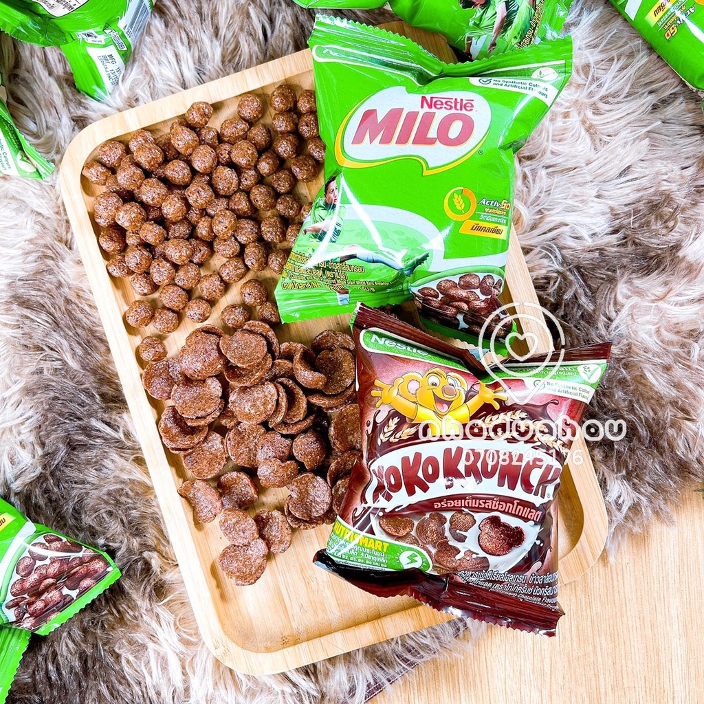 Lẻ một gói bánh snack viên Milo nhỏ xinh Thái Lan gói 15g