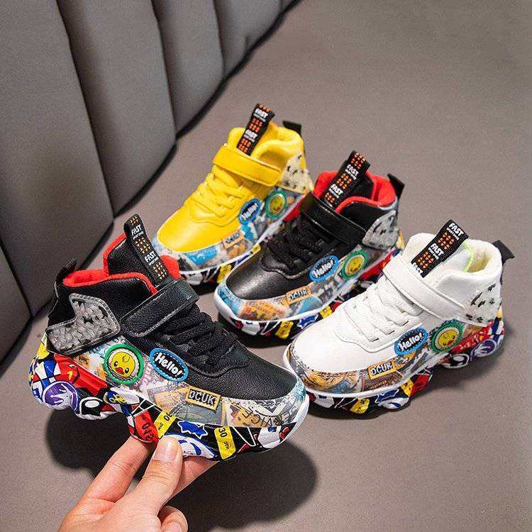 Giày Sneaker Đế Mềm Thoáng Khí Thời Trang Xuân Thu 2022 Cho Bé Trai
