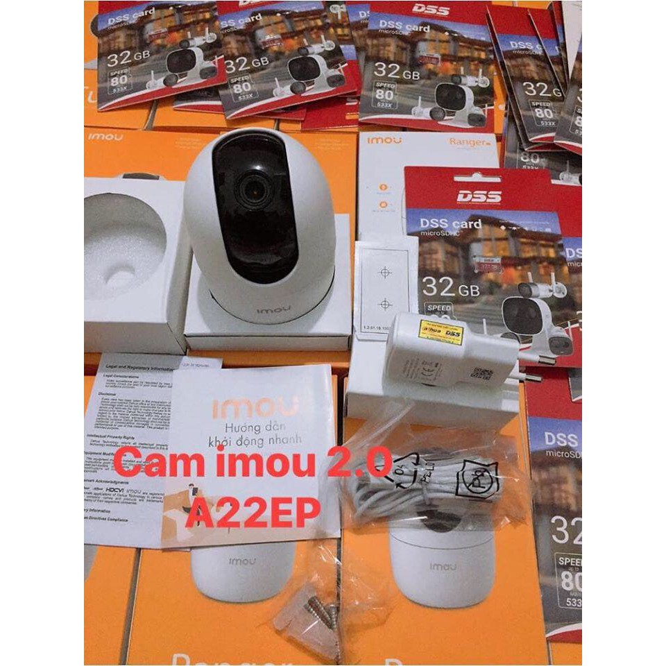 Camera IP WIFI IMOU RANGER 2 tặng kèm thẻ 32gb sịn