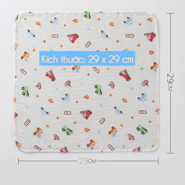 Set 2-3-5 Khăn Xô Sữa Khăn Sữa Sợi Tre Cho Bé KYS+ Cotton 100% Kháng Khuẩn Mềm Mại Thấm Hút Cho Bé Sơ Sinh SK