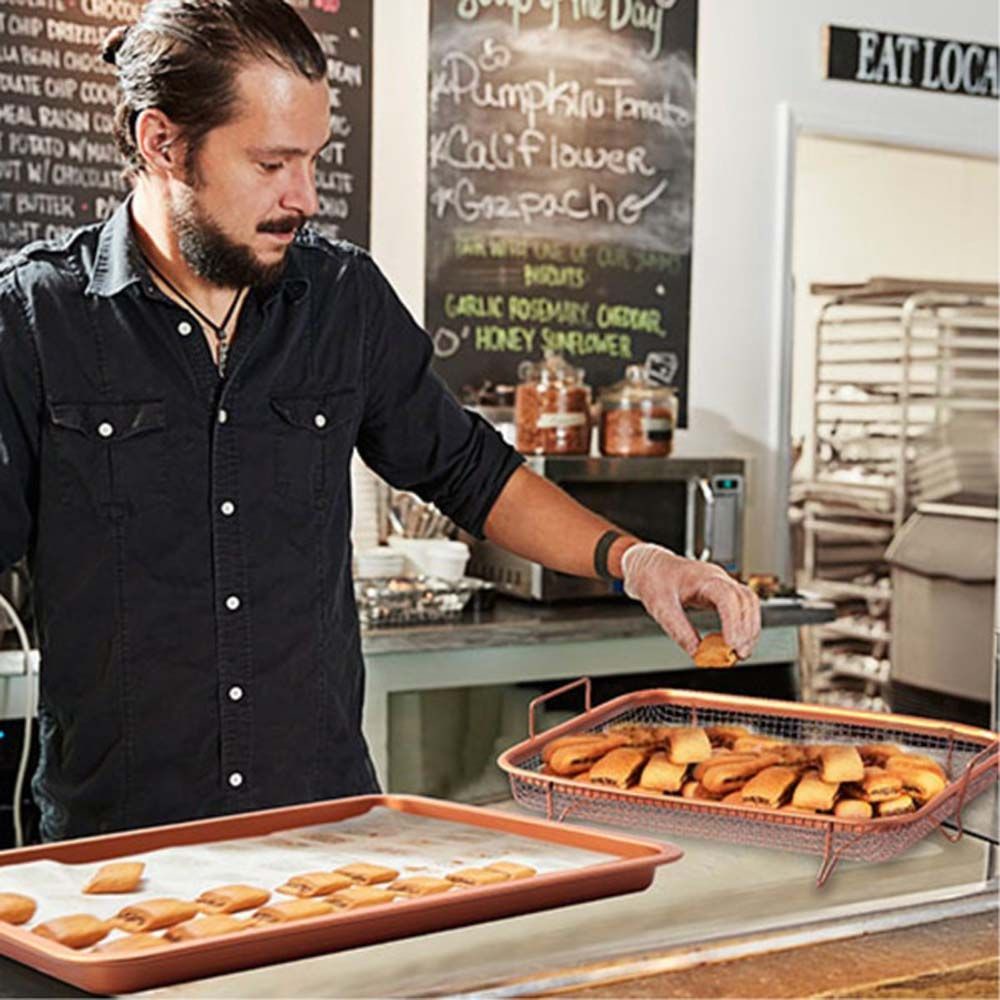 Vỉ Nướng Khoai Tây Chiên Chống Dính Có Thể Tháo Rời Tiện Dụng