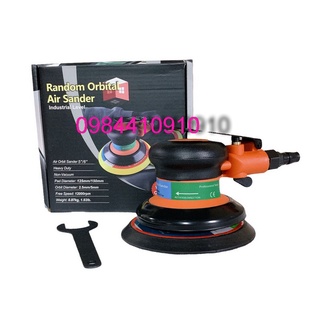 Máy chà nhám hơi 5'' rhino 125mm hộp đen