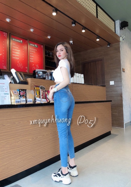 Quần jean dài giãn mã D05, 100% là hình thật của shop nhé