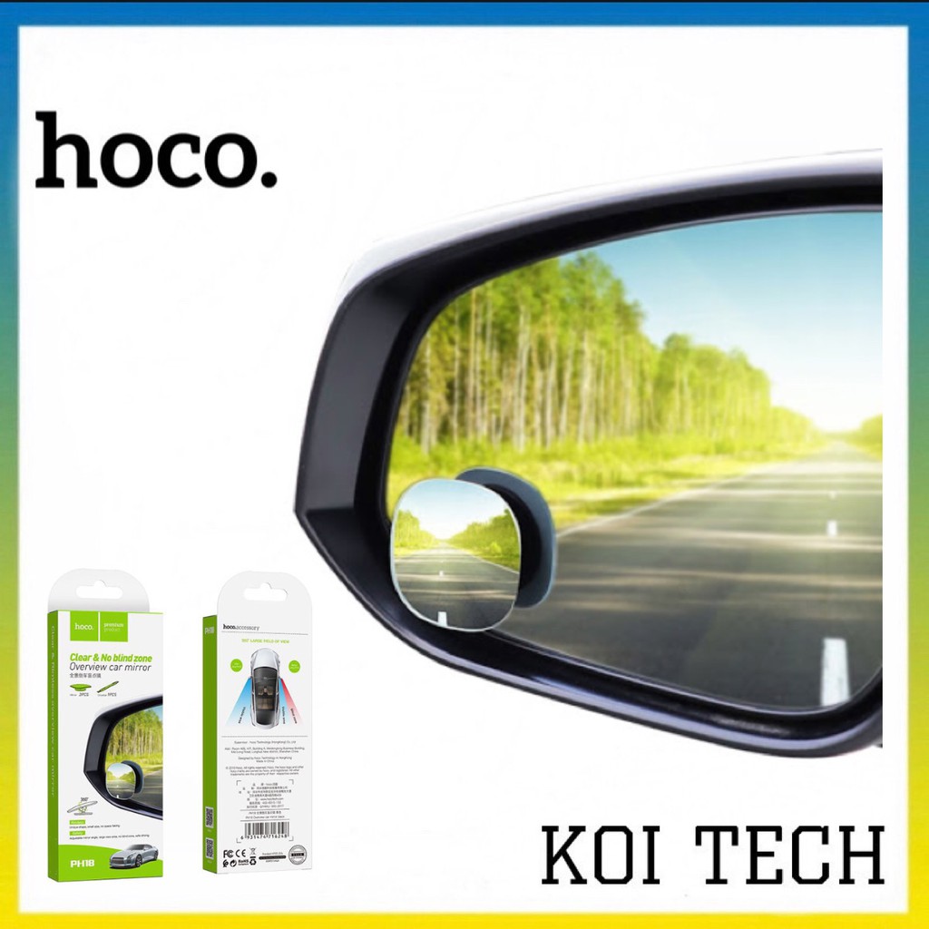 Gương cầu lồi xóa điểm mù cho oto hoco ph18 - gương chiếu hậu mini cho xe hơi hoco ph18 - vienthonghn