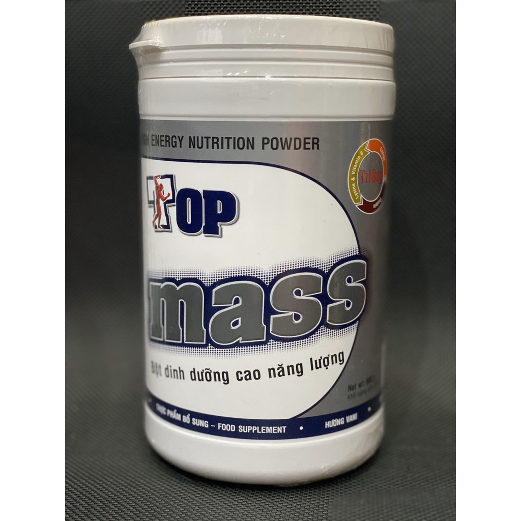 Sữa bột công thức tăng cơ + tăng cân Topmass/Topmass Gold hương vani/socola 800g