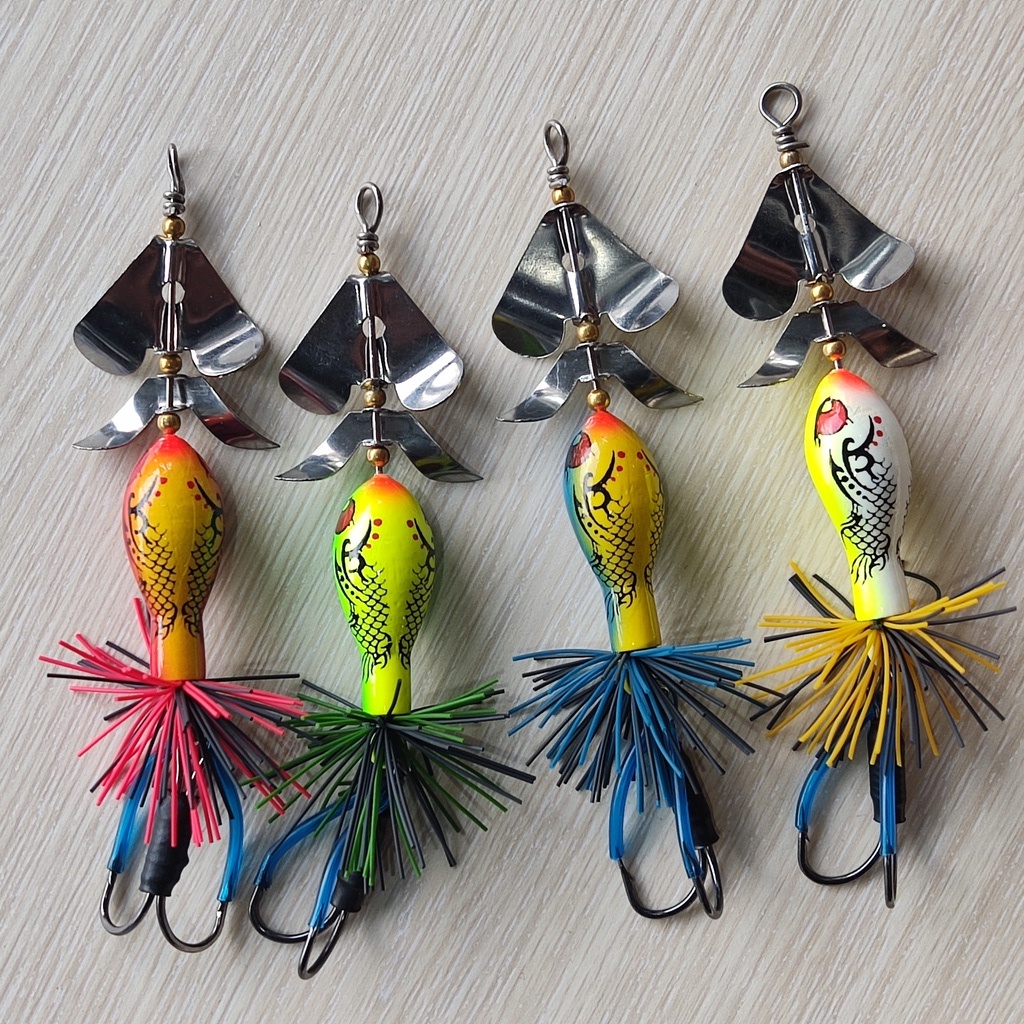 Mồi câu lure nhái BULLs bait buzz 12g 10cm