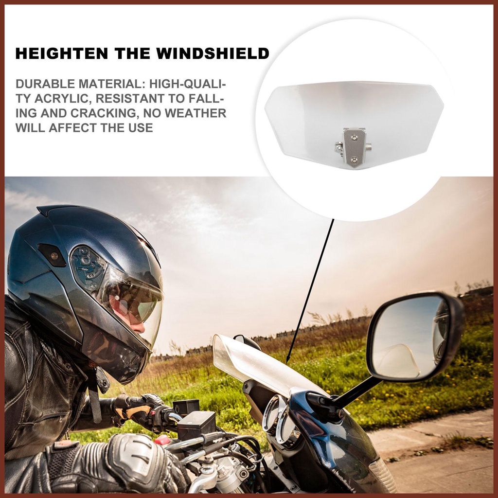 Kính Chắn Gió Mở Rộng Thông Dụng Có Thể Điều Chỉnh Cho Xe Máy Honda Forda forSuzuki haoyisvn Hayyisvn