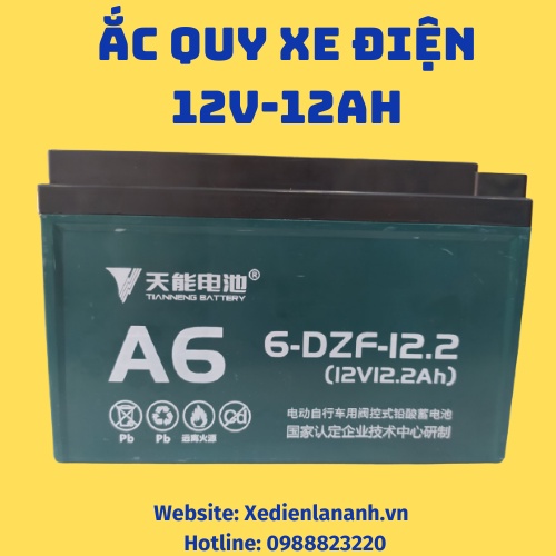 ẮC QUY XE ĐIỆN CHÍNH HÃNG 12V-12AH TIANNNENG 6-DZF-12.2