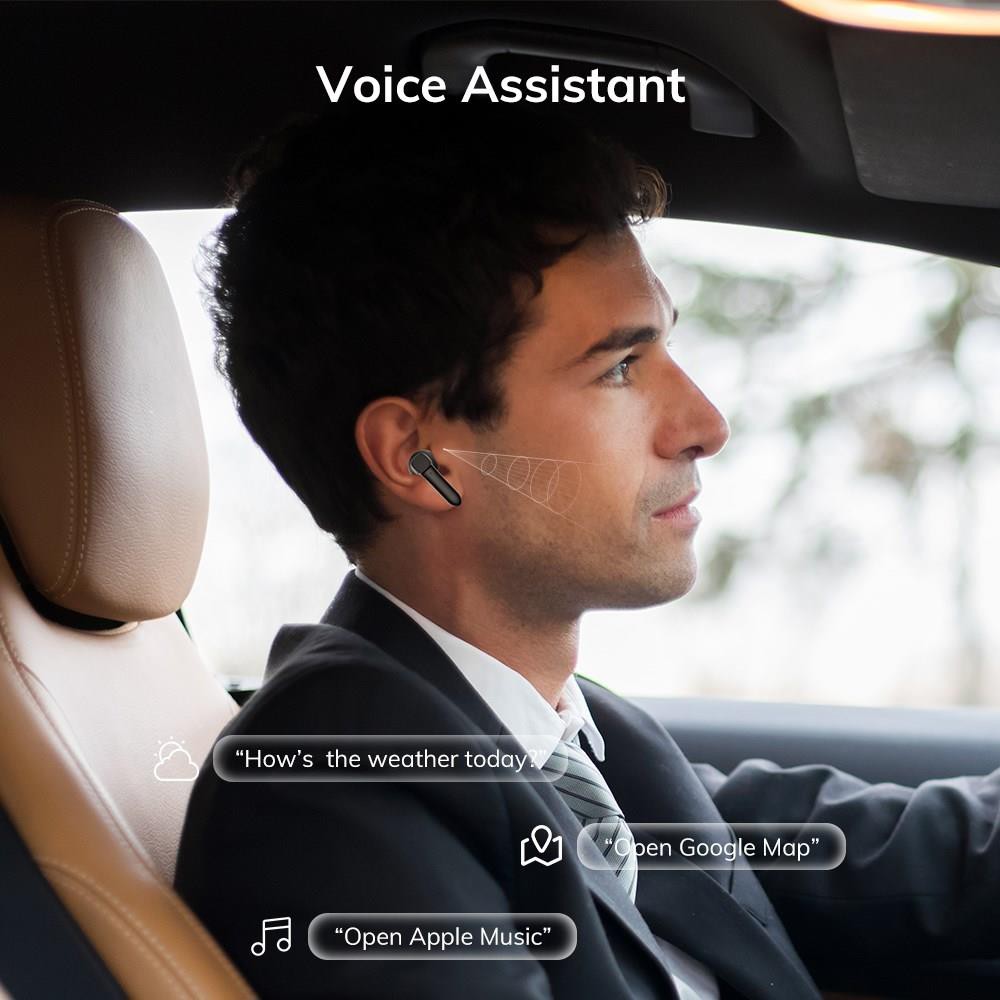 Tai Nghe Không Dây TOPK T20 TWS Tai Nghe Nhét Tai Bluetooth 5.0 Tai Nghe Âm Thanh Nổi Cuộc Gọi/Kết Thúc Bằng Giọng Nói