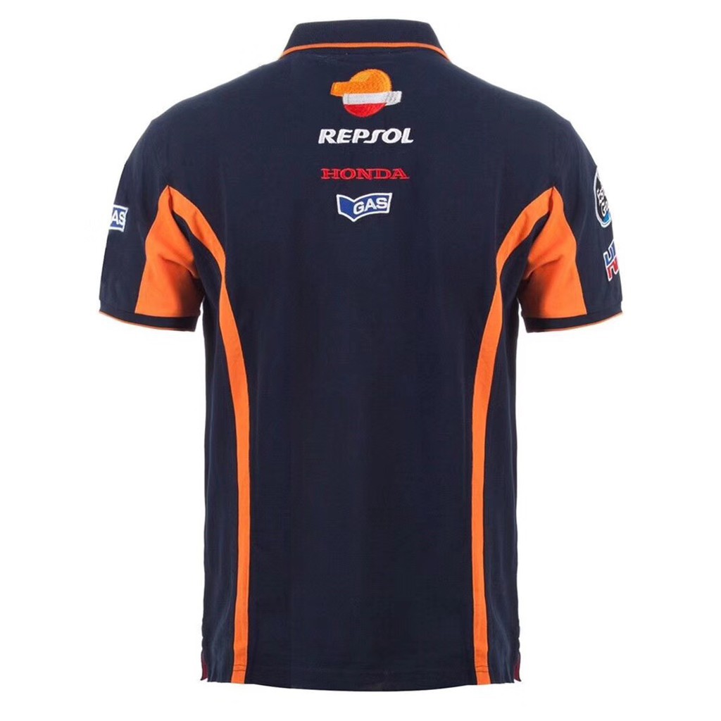 Áo Thun Polo In Logo Honda Repsol Thời Trang Mùa Hè 2018