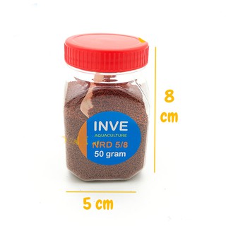Thức ăn cao cấp dành cho 7 màu, cá thủy sinh - cám Inver 5/8 (50gram)