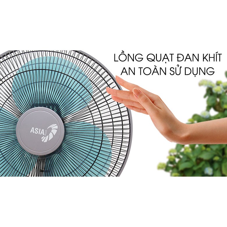 Quạt bàn Asia B16017 Xám (Mới 100% - Bảo hành 24 tháng)