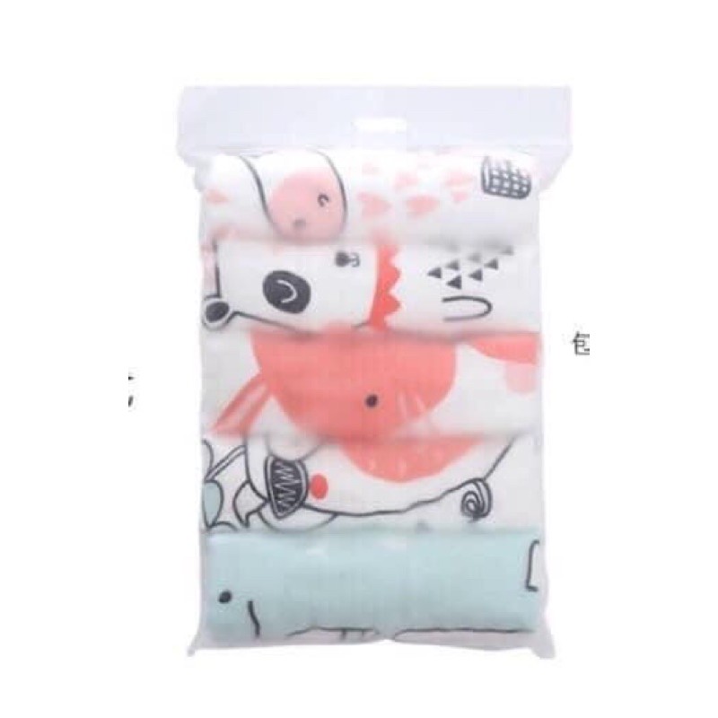 combo 5 khăn xô có móc treo