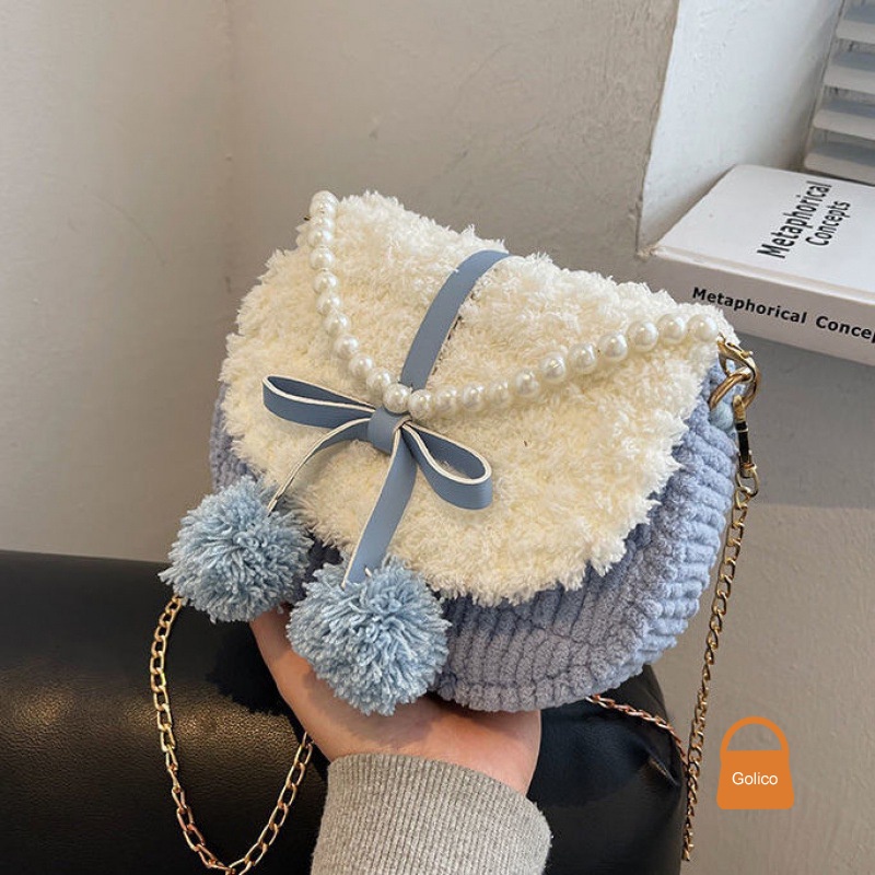 Túi Len Tự Đan Pom Pom, Túi Handmade [Có Video Hướng Dẫn]