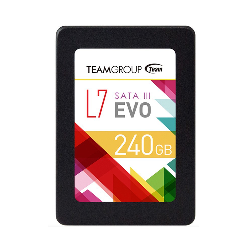 (Tặng cáp) Ổ cứng SSD 240GB Team L7 EVO Sata III (BH 3 năm) tặng Cáp micro USB tròn Romoss - Hãng phân phối chính thức