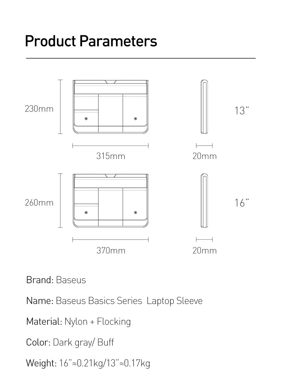 Túi Chống Sốc Cho Macbook Air Pro 13 / 15 / Macbook Air Pro 13 / 15 Inch