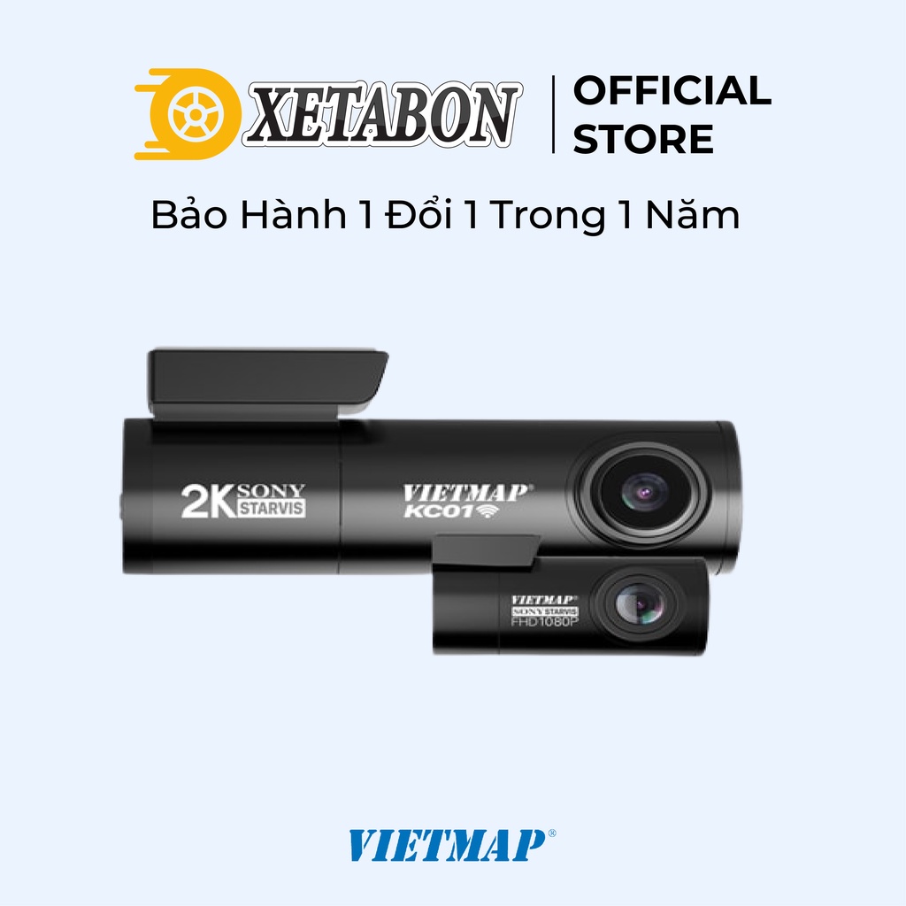 Camera hành trình ô tô VIETMAP KC01 V2, cảm biến SONY Starvis, bảo hành 12 tháng