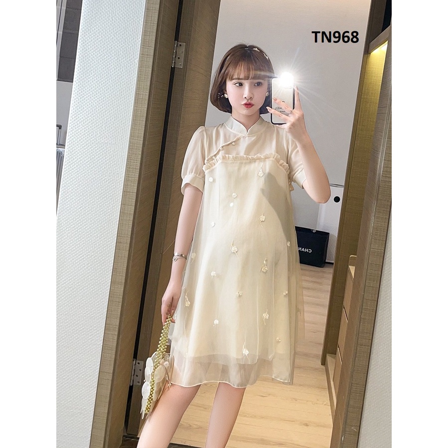 Đầm cách tân bầu nhập khẩu cao cấp