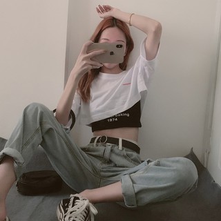 Set áo Croptop 1974 siêu cá tính