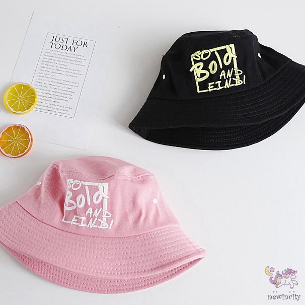 Mũ xô in chữ thời trang Hàn Quốc cho trẻ em