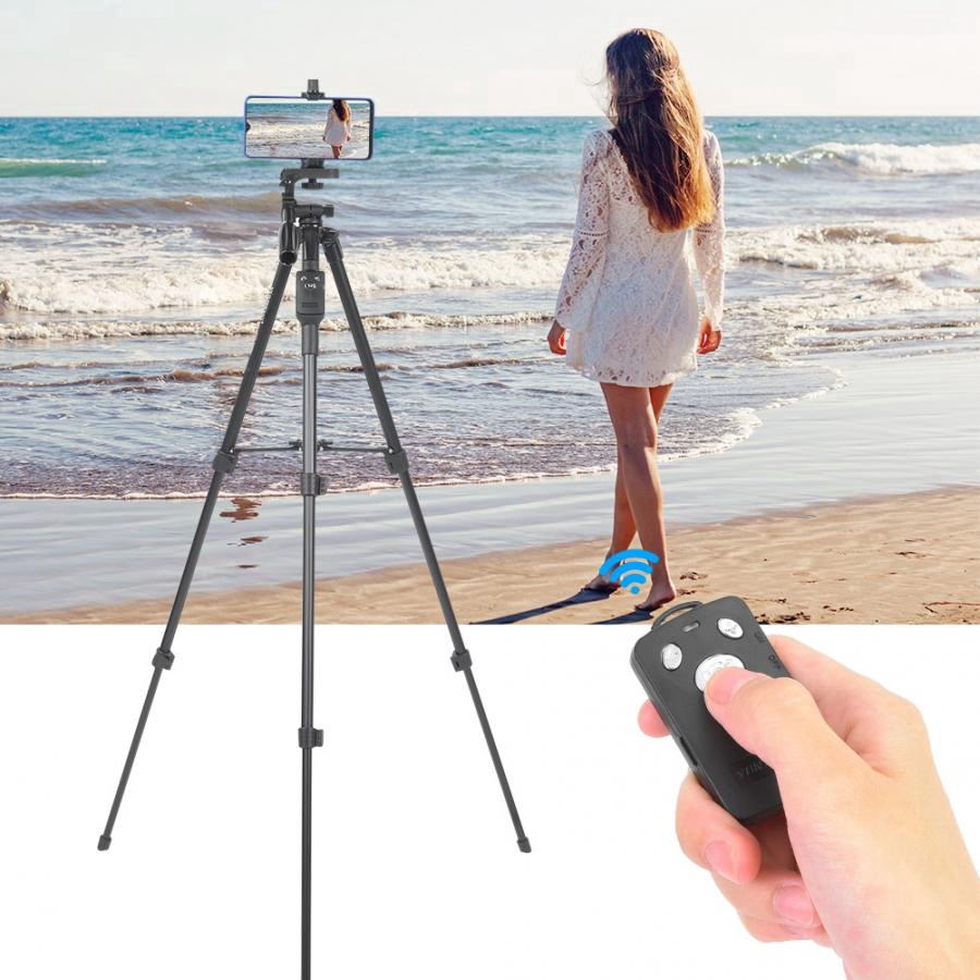 Chân máy cầm tay selfie có thể mở rộng Điều khiển từ xa không dây cho điện thoại Camera tripode camara mini chân máy