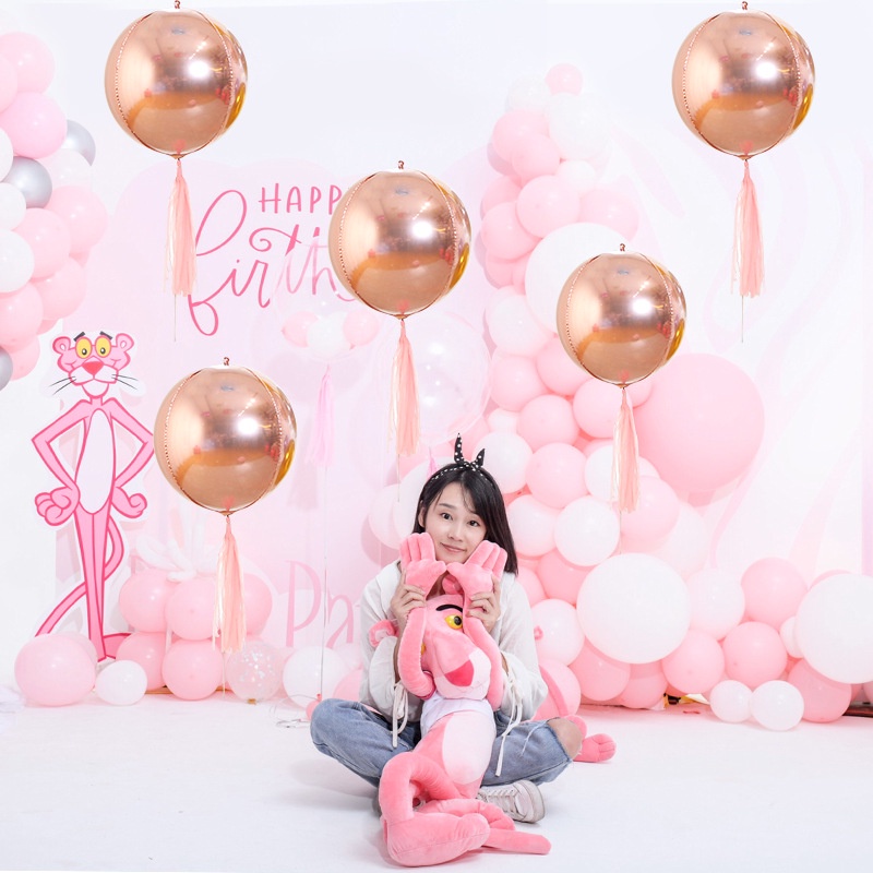 Bong Bóng Lá Nhôm 4D Ba Chiều Trang Trí Tiệc Sinh Nhật/Tiệc Cưới Cửa Sổ Cửa Hàng