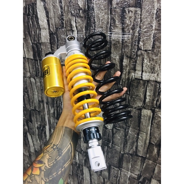 Phuộc Ohlins Bình Dầu Trên Gắn Vario , Cick , Vison , Mio Tặng Kèm Lò Xo Đen Cực Đẹp