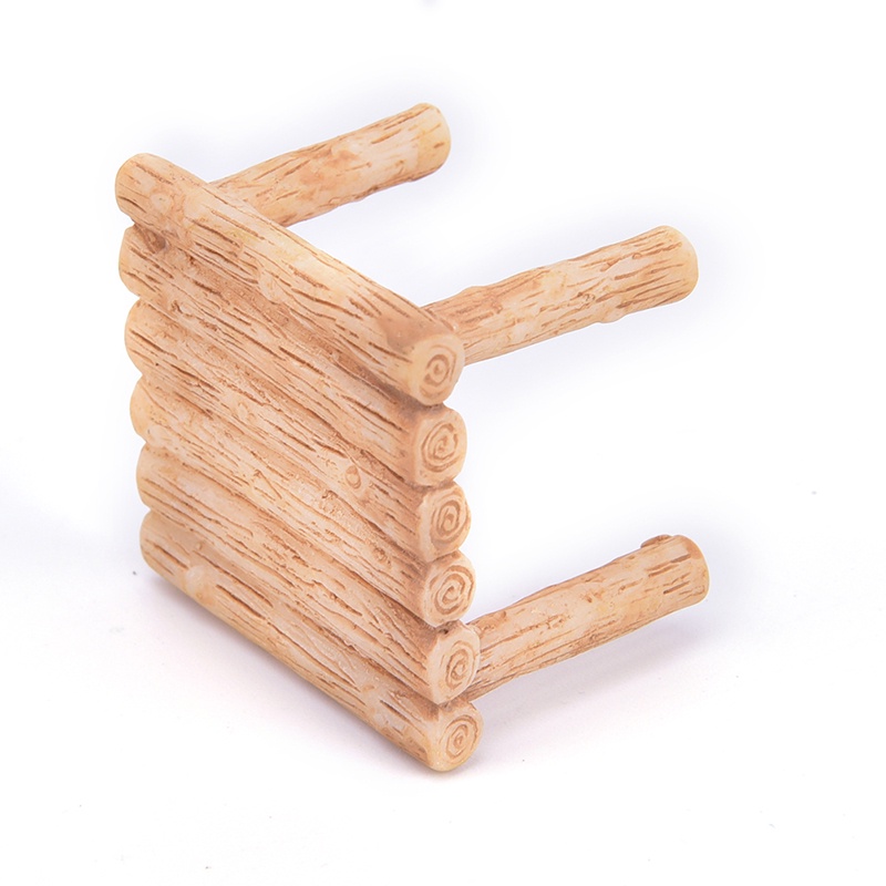 Mô Hình Ghế Nhựa mini Trang Trí Sân Vườn