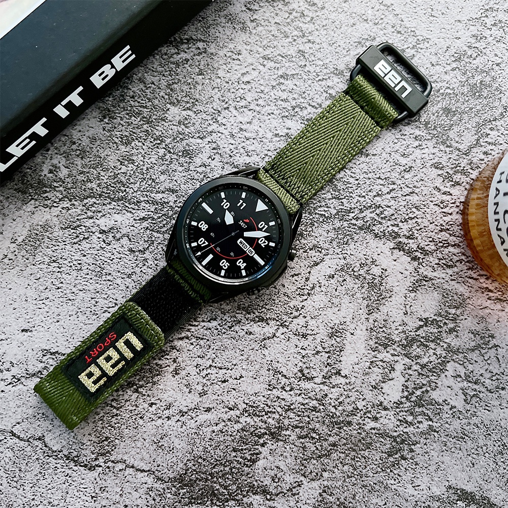 Dây Đeo nylon 22mm Cho Đồng Hồ Thông Minh samsung gear s3 amazfit bip huawei gt 2 pro huawei gt2 46mm