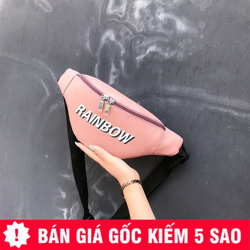 Túi Bao Tử Da Rainbow Phong Cách Hàn Quốc