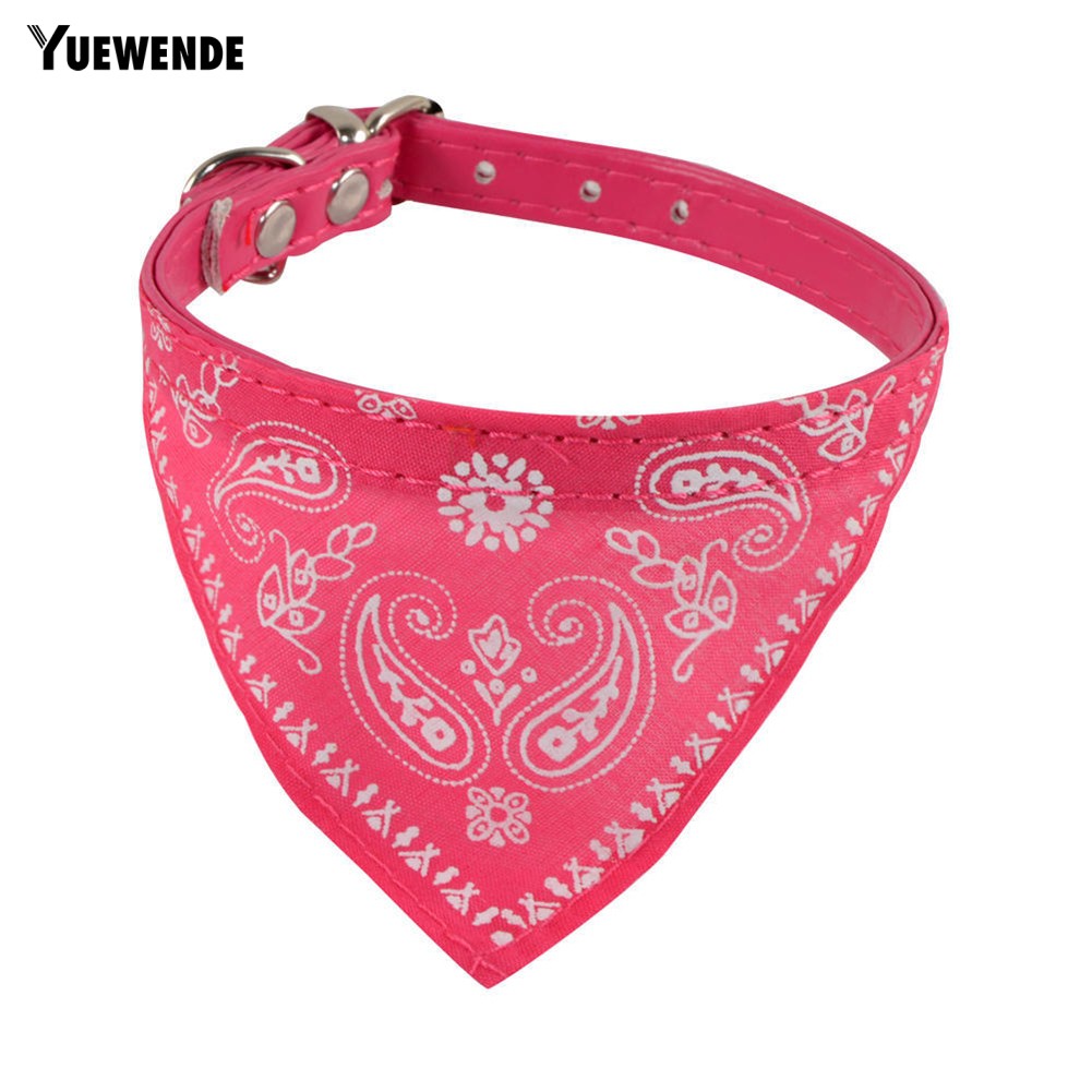 Khăn Choàng Cổ In Hoa Văn Xinh Xắn Cho Thú Cưng