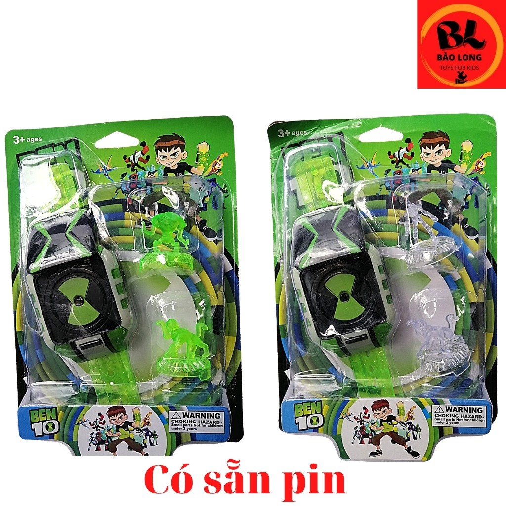Đồ chơi đồng hồ siêu nhân Ben 10 biến hình, đồ chơi trẻ em