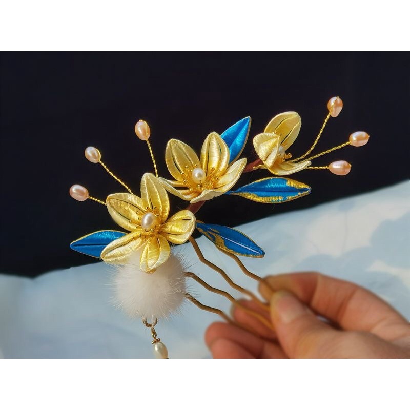 Phụ kiện hầu đồng-Hoa cài , châm cài