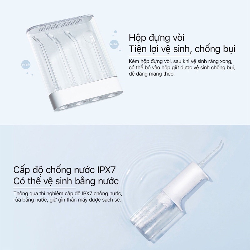 Tăm Nước Vệ Sinh Răng Miệng Xiaomi Mijia MEO701 Fullbox CHÍNH HÃNG