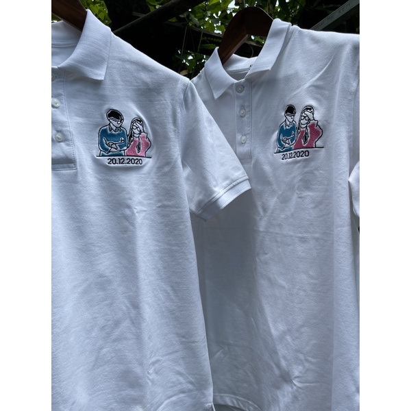 ÁO POLO THÊU TÊN THEO YÊU CẦU , ÁO THÊU TÊN