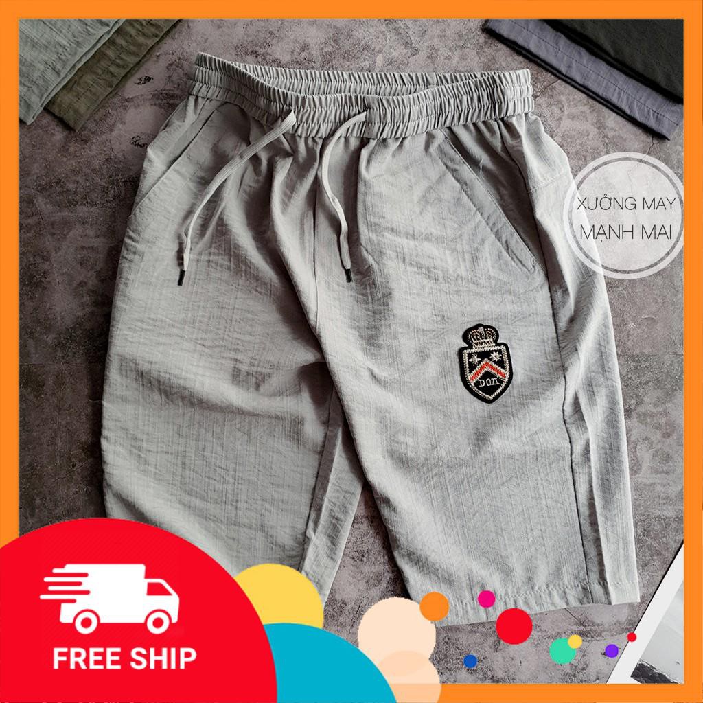 Quần cộc ngố thể thao nam logo thêu cao cấp thời trang phong cách trẻ trung năng động T14 HOT 2021 | BigBuy360 - bigbuy360.vn