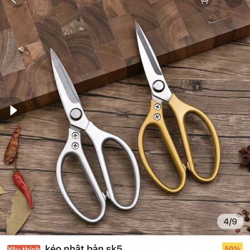 Kéo SK5 Siêu Sắc, Làm Bếp Đa Năng Siêu Phẩm Nội Địa Nhật,  Kéo Cắt Gà, Cắt Vịt, Cắt Thịt Các Loại