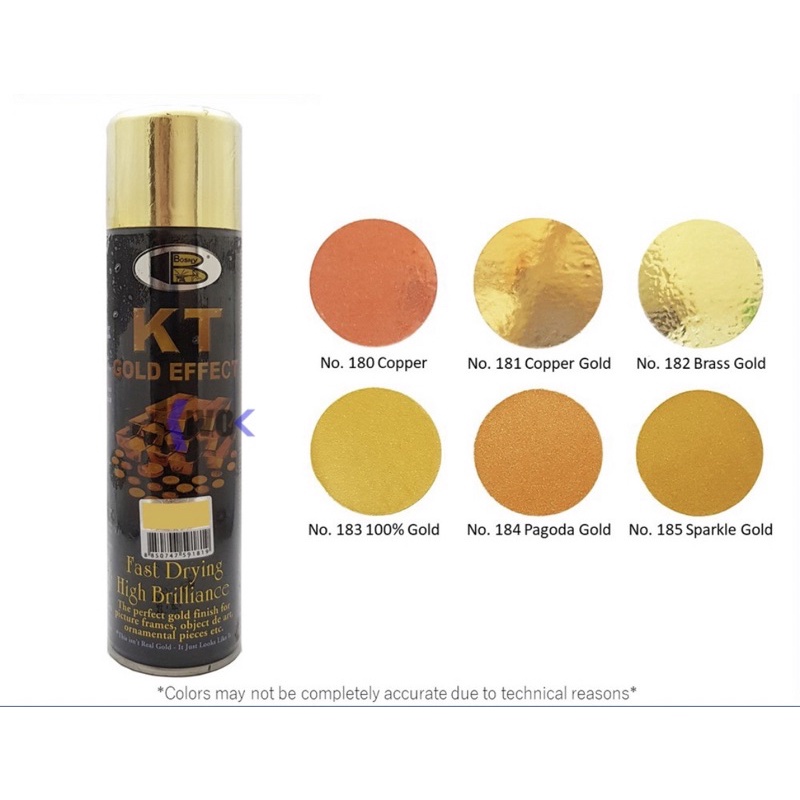 Sơn xịt KT mạ crom mạ vàng