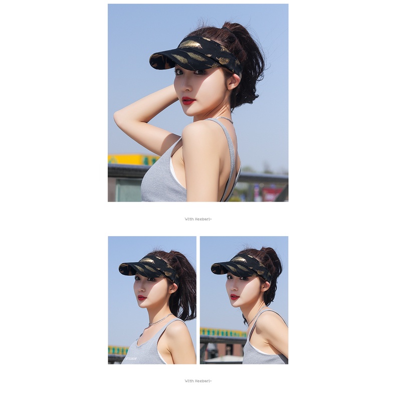 Mũ Lưỡi Trai Hở Chóp Chống Nắng Thời Trang Xuân Hè Cho Nam Nữ