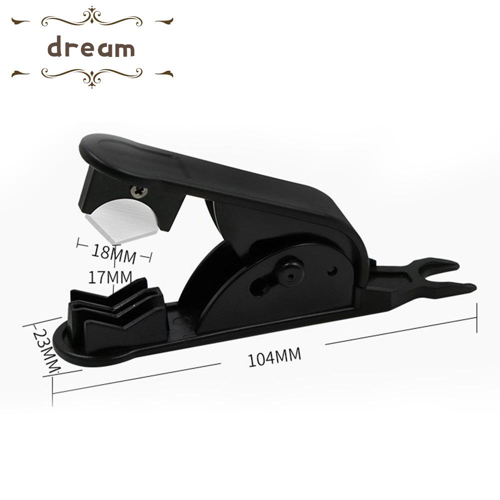 【DREAMLIFE】Black PVC Pipe Cutter PEX/PE/Rubber Hose/Tube Cutter Tool Up To 12mm(1/2)