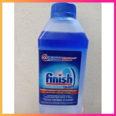 Dung dịch vệ sinh máy, tẩy cặn máy rửa chén bát Finish hương chanh