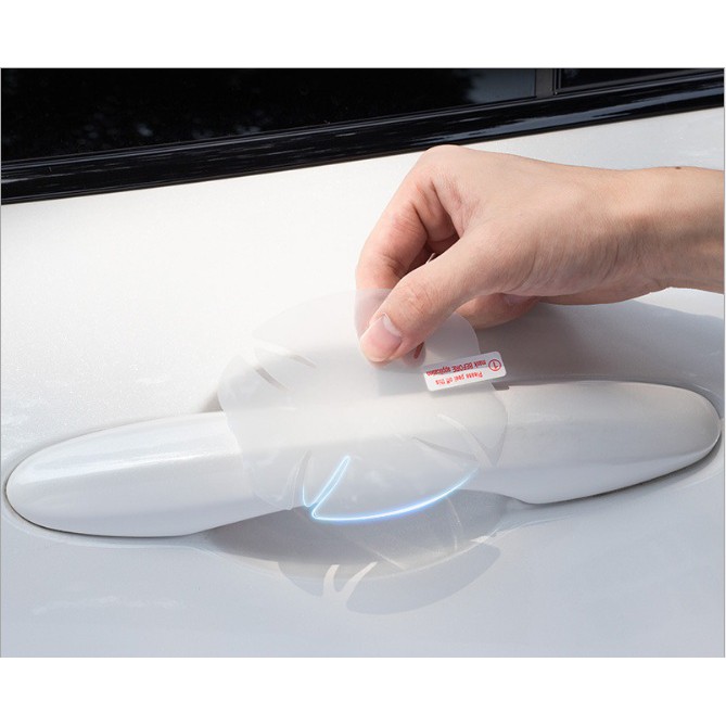 Bộ 4 miếng dán chống xước hõm cửa xe ô tô