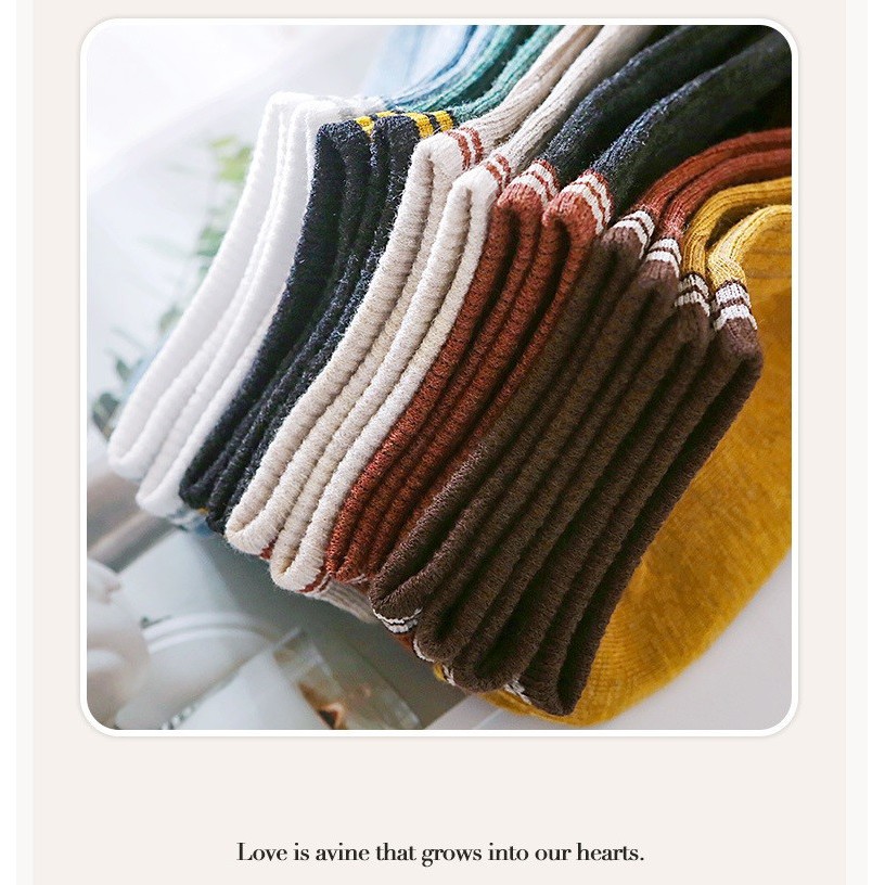 GB229-Combo 2 đôi tất vớ nữ cotton kháng khuẩn Giá 70k