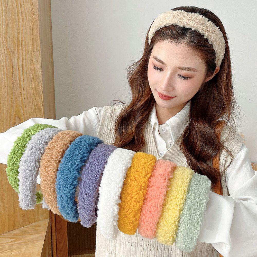 Băng Đô Vải Cotton Bản Rộng Thời Trang Cho Nữ