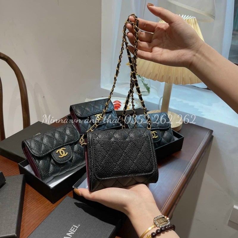 [Mã FAMAYWA2 giảm 10k đơn từ 50k] Ví CN Mini Nhiều Ngăn Có Dây Đeo Chéo | BigBuy360 - bigbuy360.vn