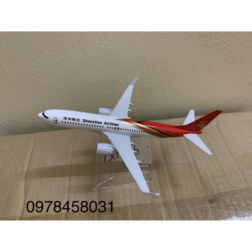 Mô hình máy bay Shenzhen Airlines 16cm